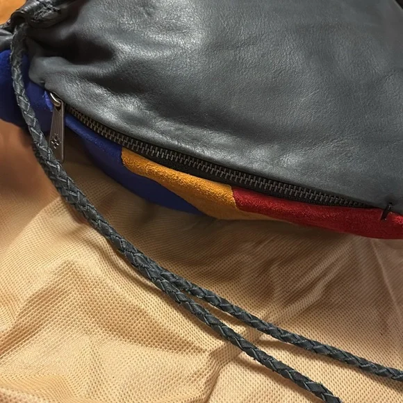 Gorgeous Patricia Nash Suede Colorblock Collection Caffarelli Brand New - Picture 11 of 12